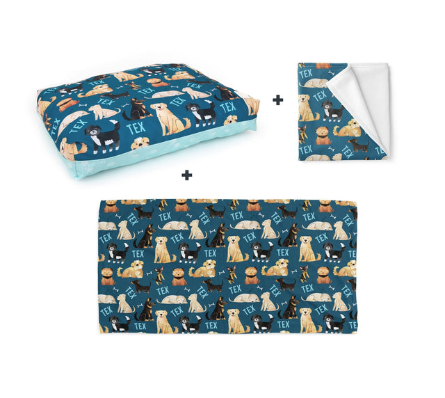 PERSONALISED PET BUNDLE - ALL DOGS - Fuzzhous