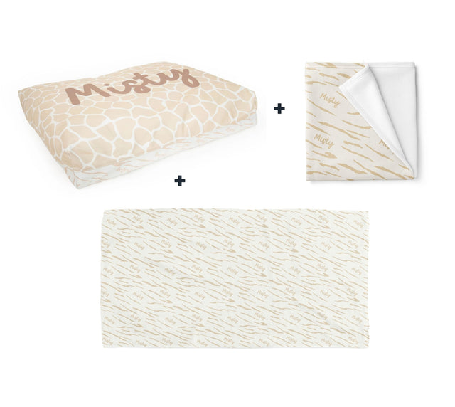 PERSONALISED PET BUNDLE - ANIMAL PRINT - Fuzzhous