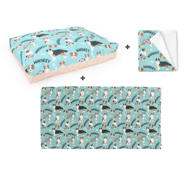 PERSONALISED PET BUNDLE - AUSSIE SHEPARD - Fuzzhous