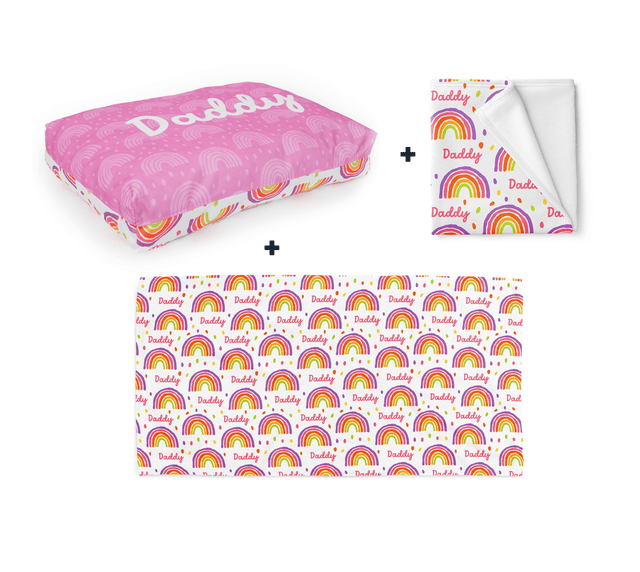 PERSONALISED PET BUNDLE - RAINBOWS - Fuzzhous