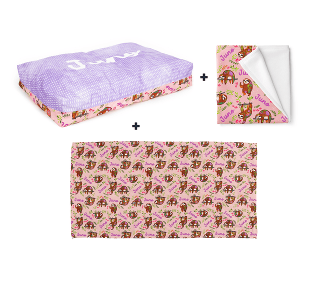 PERSONALISED PET BUNDLE - SLOTH - Fuzzhous