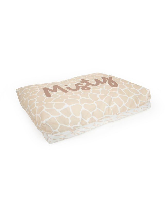 ANIMAL PRINT PERSONALISED DOG BED - Fuzzhous