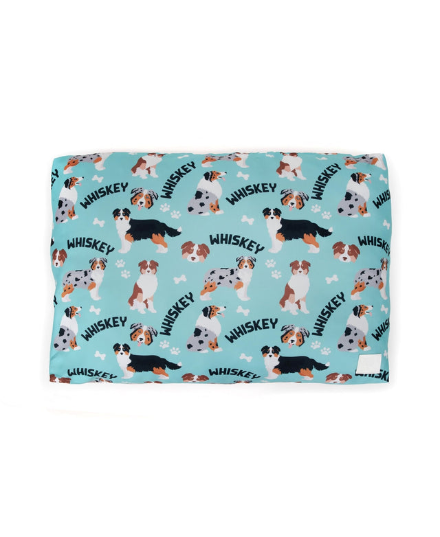 AUSSIE SHEPHERD PERSONALISED DOG BED - Fuzzhous