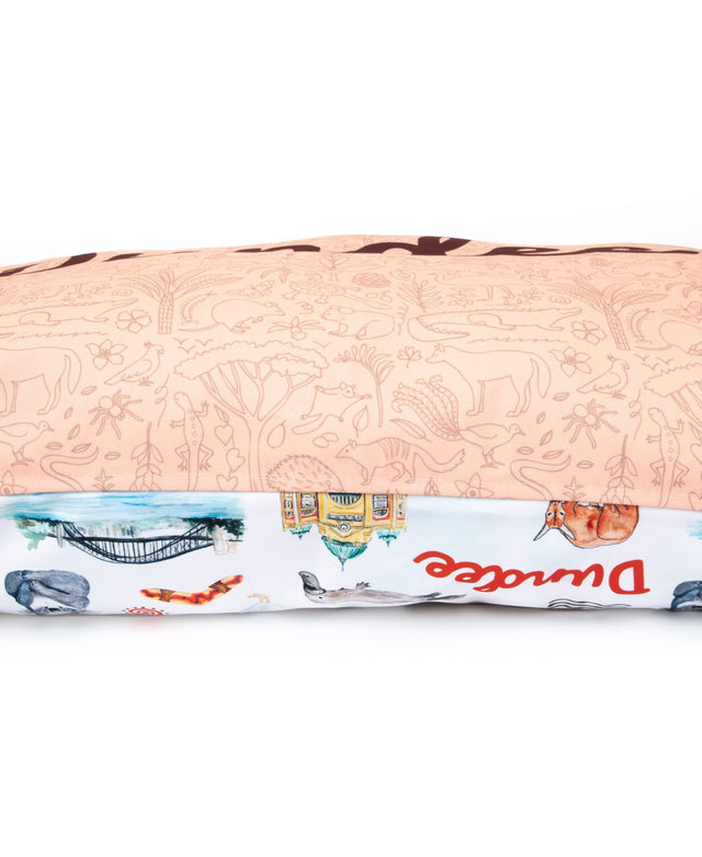 AUSTRALIA PRINT PERSONALISED DOG BED - Fuzzhous