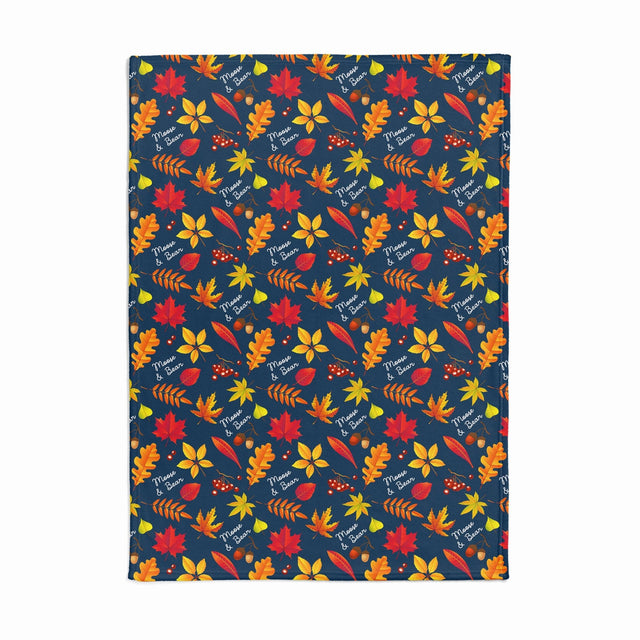 AUTUMN CUSTOM DOG BLANKET - Fuzzhous
