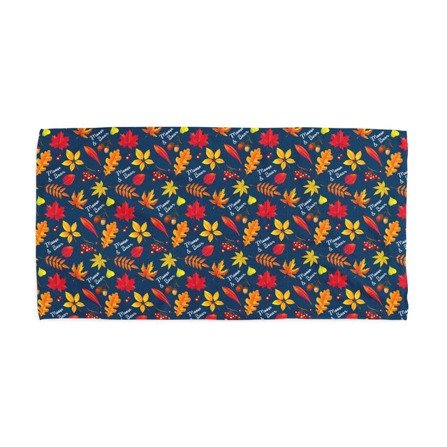 AUTUMN CUSTOM DOG TOWEL