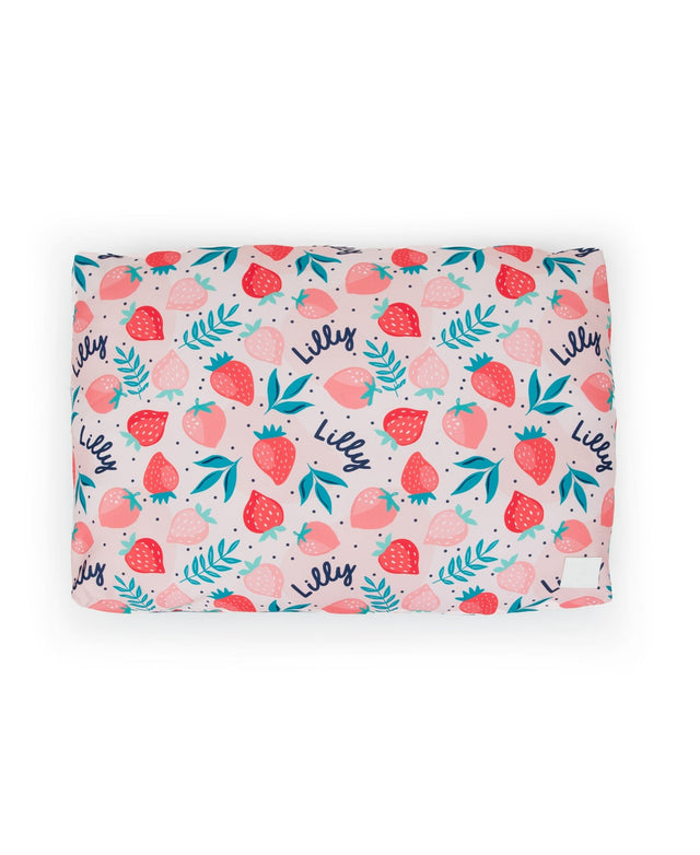 BERRY PRINT PERSONALISED DOG BED