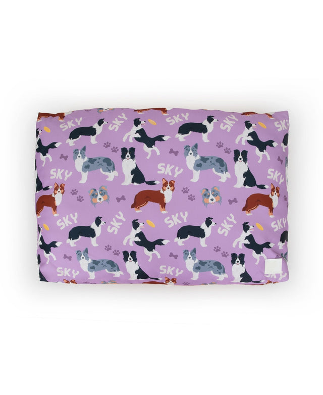 BORDER COLLIE PERSONALISED DOG BED