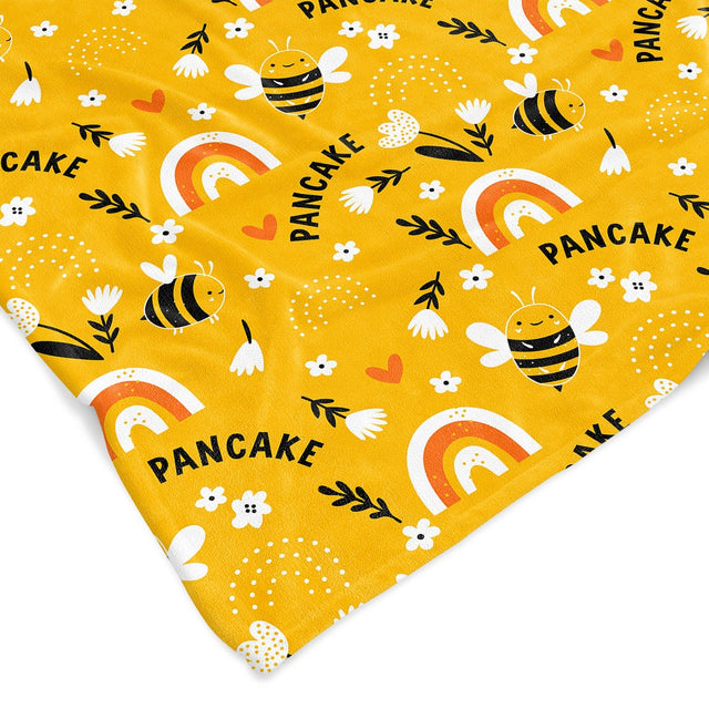 BRIGHT BEE CUSTOM DOG BLANKET