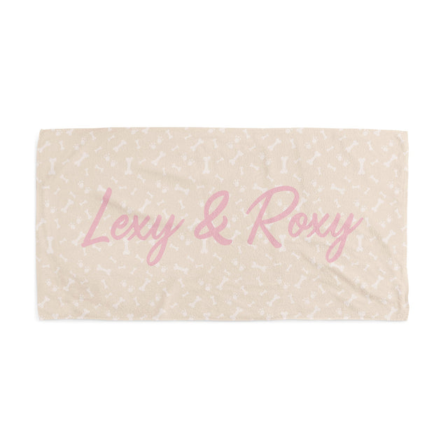 CAVOODLE CUSTOM DOG TOWEL