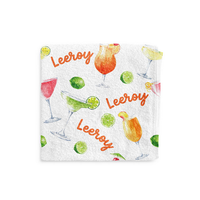 COCKTAIL CUSTOM DOG TOWEL