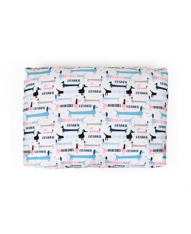 DACHSHUND PERSONALISED DOG BED