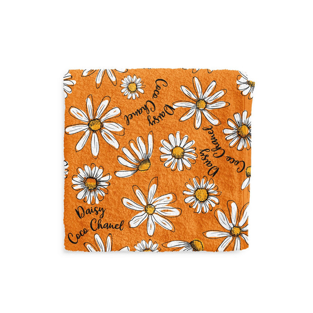 DAISIES CUSTOM DOG TOWEL