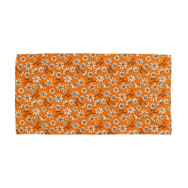 DAISIES CUSTOM DOG TOWEL