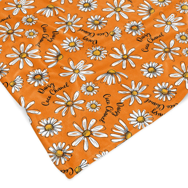 DAISY FLORAL CUSTOM DOG BLANKET