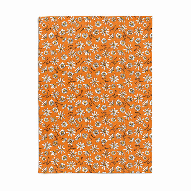 DAISY FLORAL CUSTOM DOG BLANKET