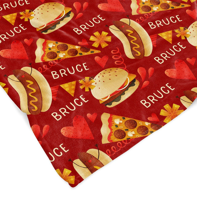 FAST FOOD CUSTOM DOG BLANKET