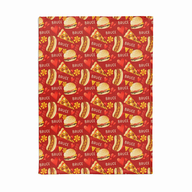 FAST FOOD CUSTOM DOG BLANKET
