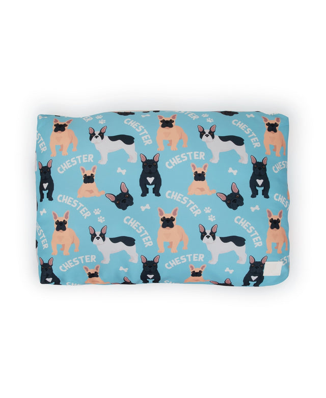 FRENCH BULLDOG PERSONALISED DOG BED