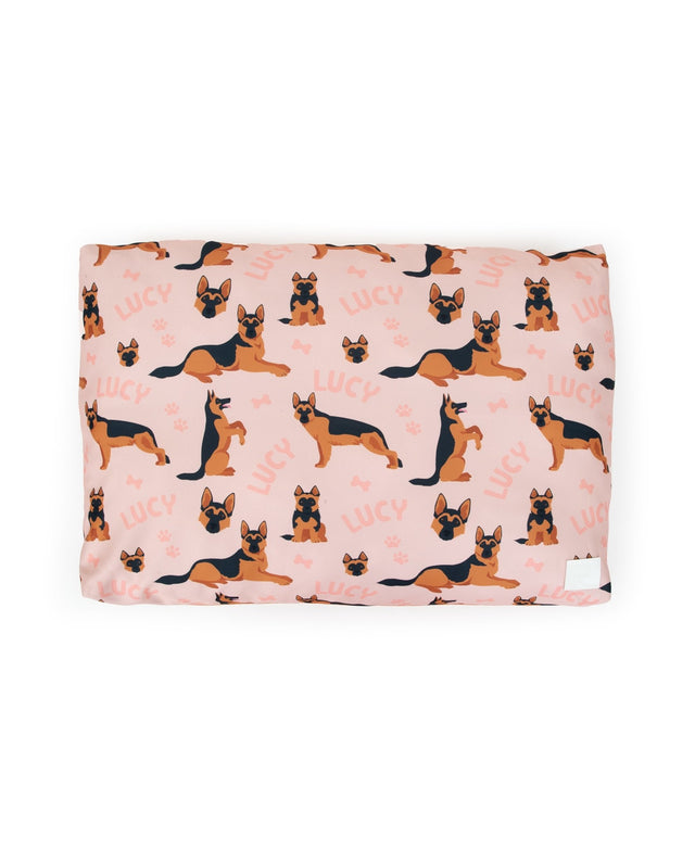 GERMAN SHEPHERD PERSONALISED DOG BED