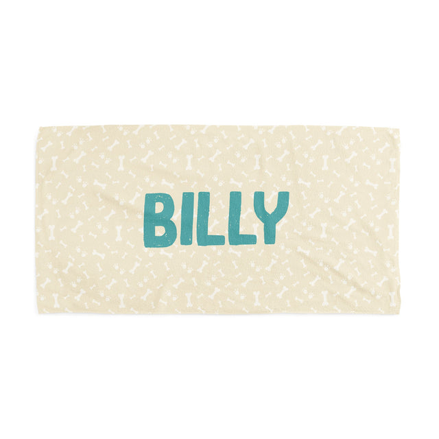 GOLDEN RETRIEVER CUSTOM DOG TOWEL