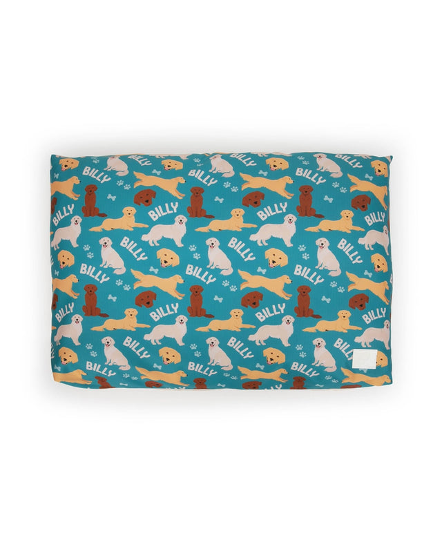 GOLDEN RETRIEVER PERSONALISED DOG BED