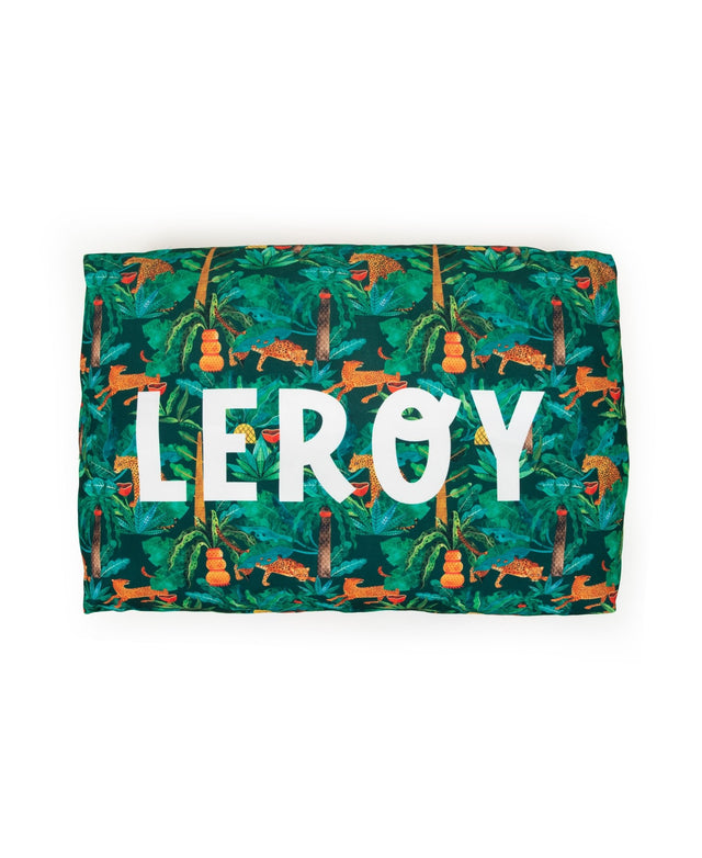 JUNGLE PERSONALISED DOG BED