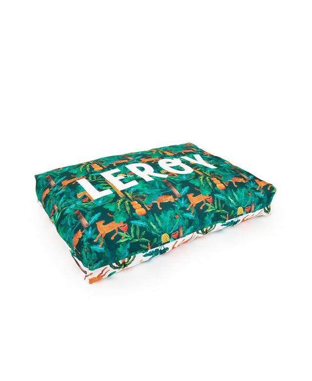 JUNGLE PERSONALISED DOG BED