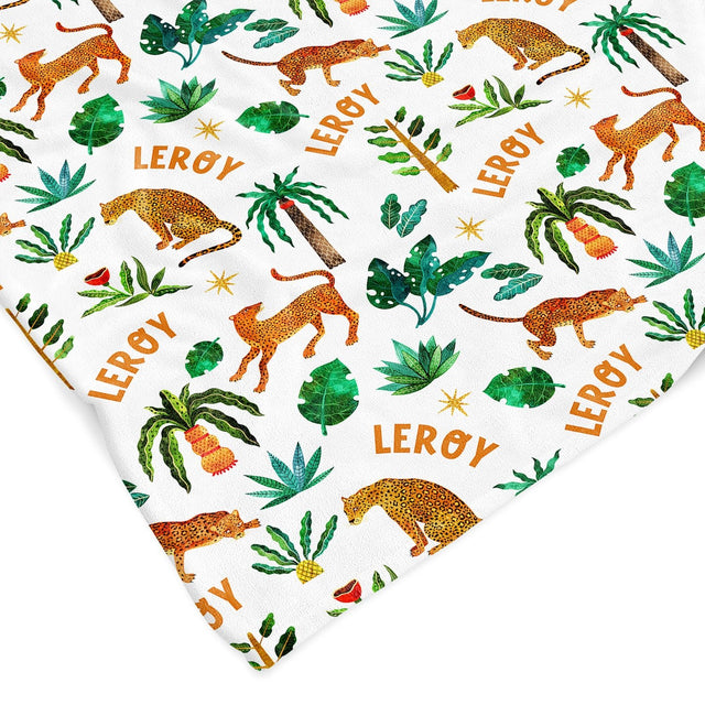 JUNGLE PRINT CUSTOM DOG BLANKET