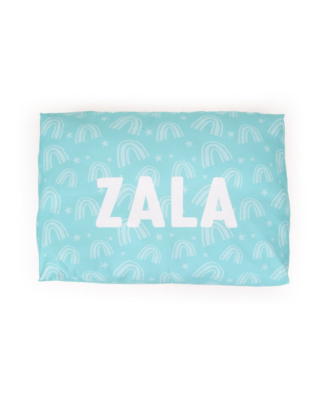 LAMAS AND RAINBOWS PERSONALISED DOG BED