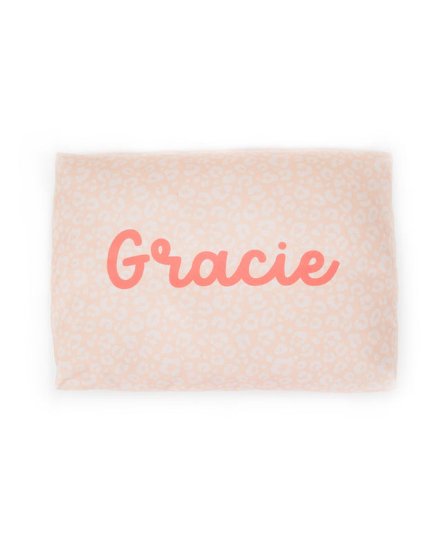 LEOPARD PERSONALISED DOG BED