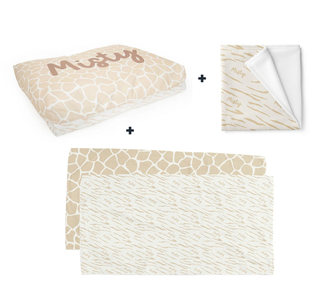 PERSONALISED PET BUNDLE - ANIMAL PRINT - Fuzzhous
