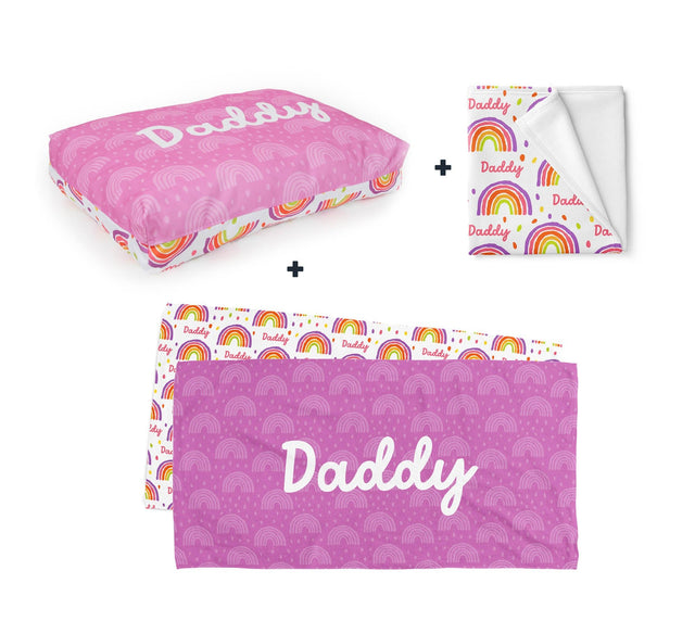 PERSONALISED PET BUNDLE -RAINBOWS - Fuzzhous