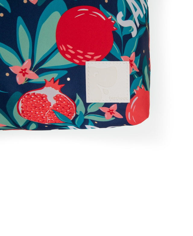 POMEGRANATES PERSONALISED DOG BED