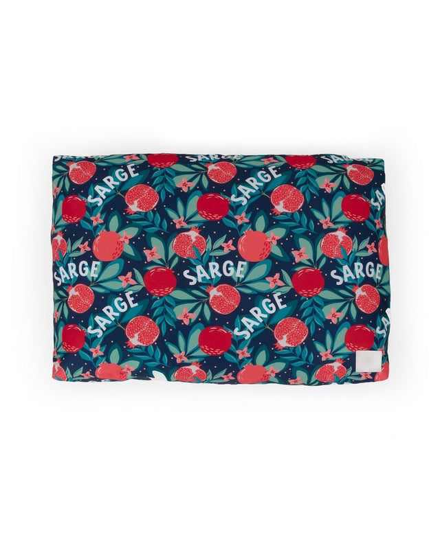 POMEGRANATES PERSONALISED DOG BED