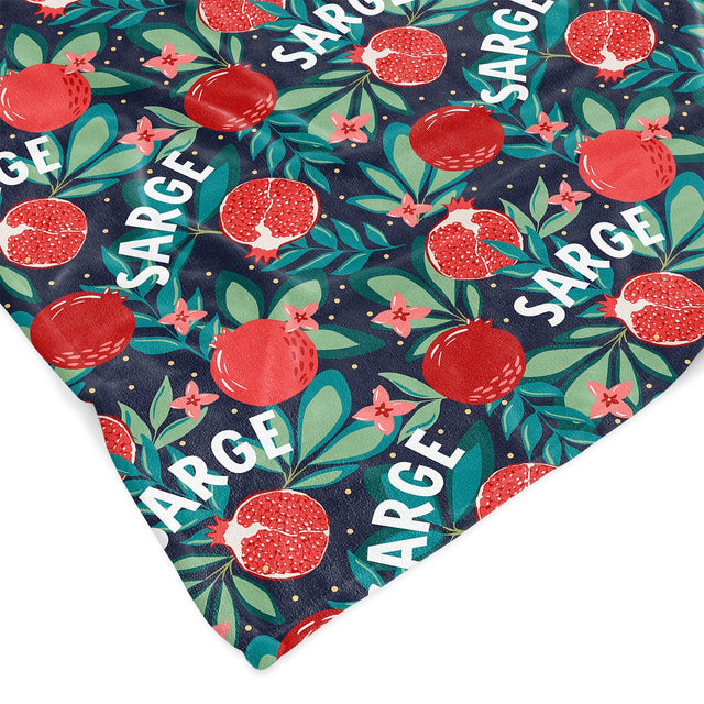 POMEGRANTES CUSTOM DOG BLANKET