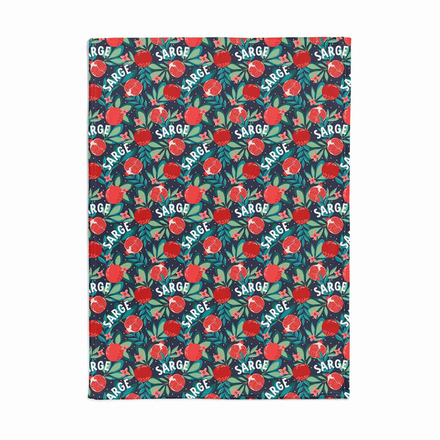POMEGRANTES CUSTOM DOG BLANKET