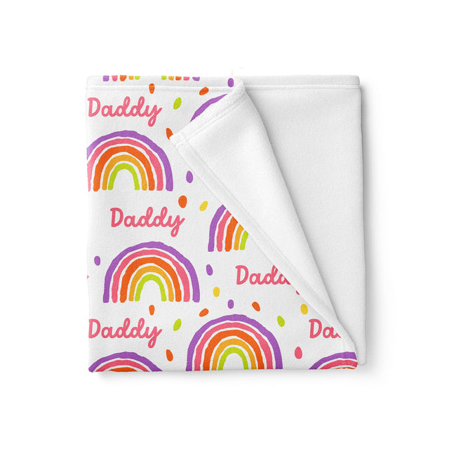 RAINBOW CUSTOM DOG BLANKET