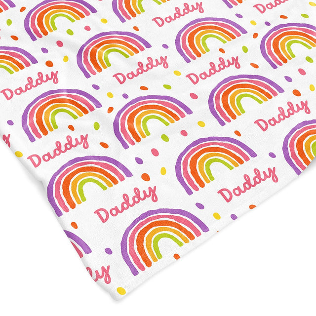 RAINBOW CUSTOM DOG BLANKET