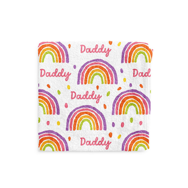 RAINBOW CUSTOM DOG TOWEL