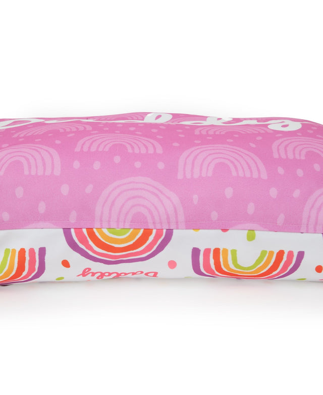 RAINBOW PERSONALISED DOG BED