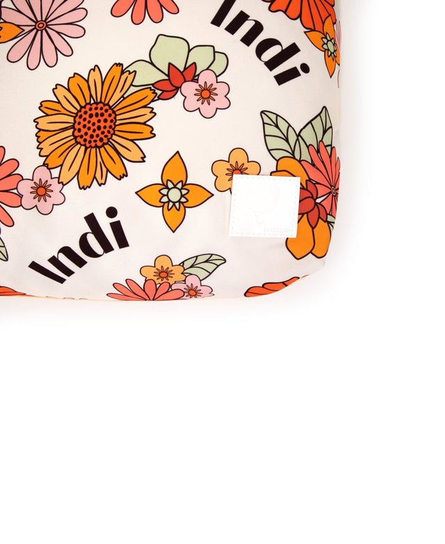 RETRO FLORAL PERSONALISED DOG BED