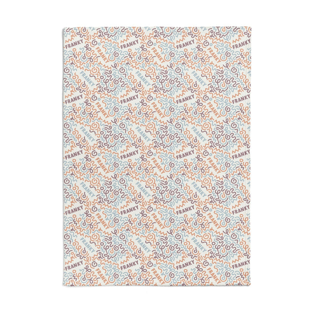 SQUIGGLE PRINT CUSTOM DOG BLANKET