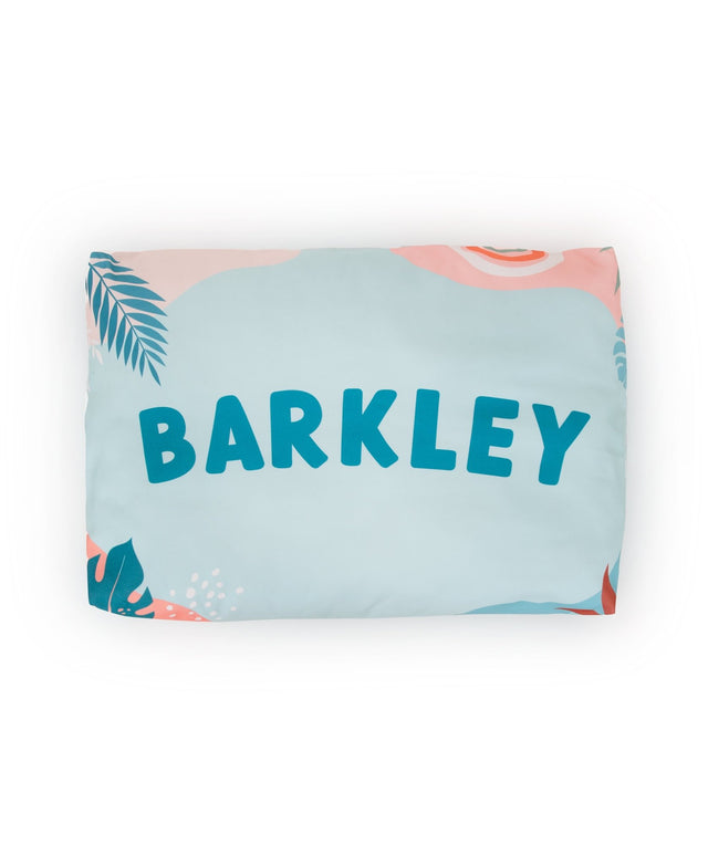 TROPICAL PERSONALISED DOG BED