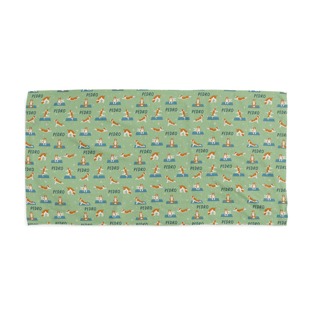 YOGA STAFFIES CUSTOM DOG TOWEL