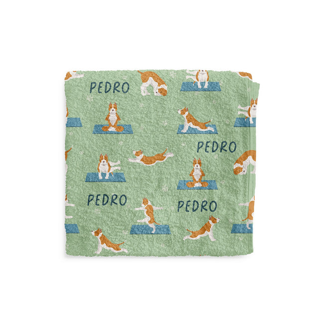 YOGA STAFFIES CUSTOM DOG TOWEL