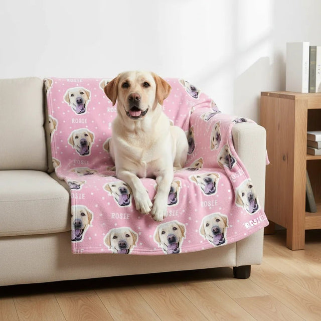 All over Face - Fleece Blanket - Fuzzhous