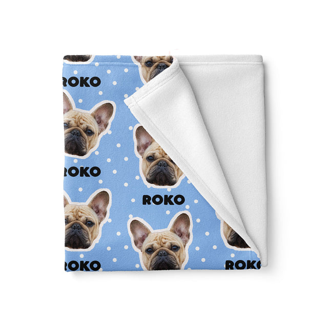 All over Face - Fleece Blanket - Fuzzhous