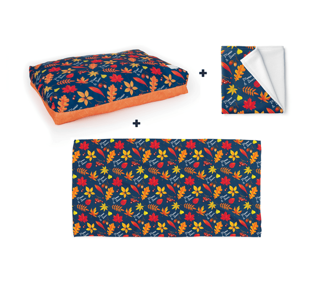 PERSONALISED PET BUNDLE - AUTUMN PRINT - Fuzzhous
