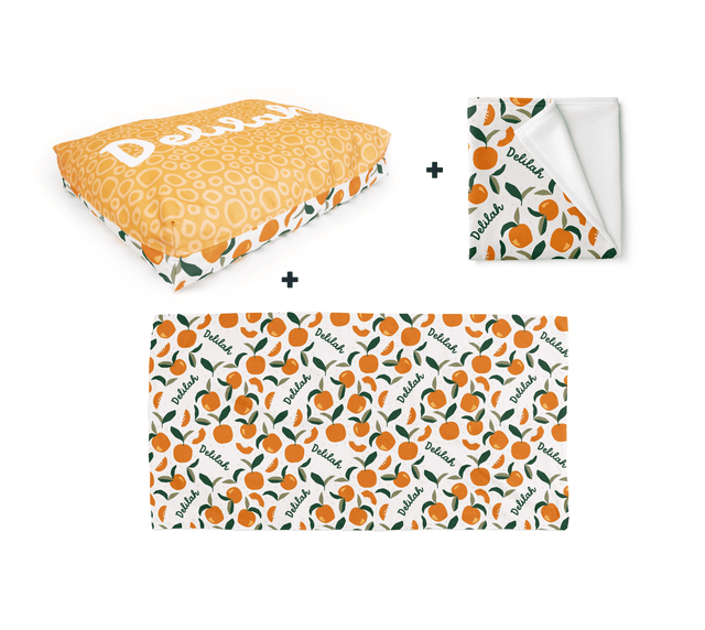 PERSONALISED PET BUNDLE - ORANGE - Fuzzhous